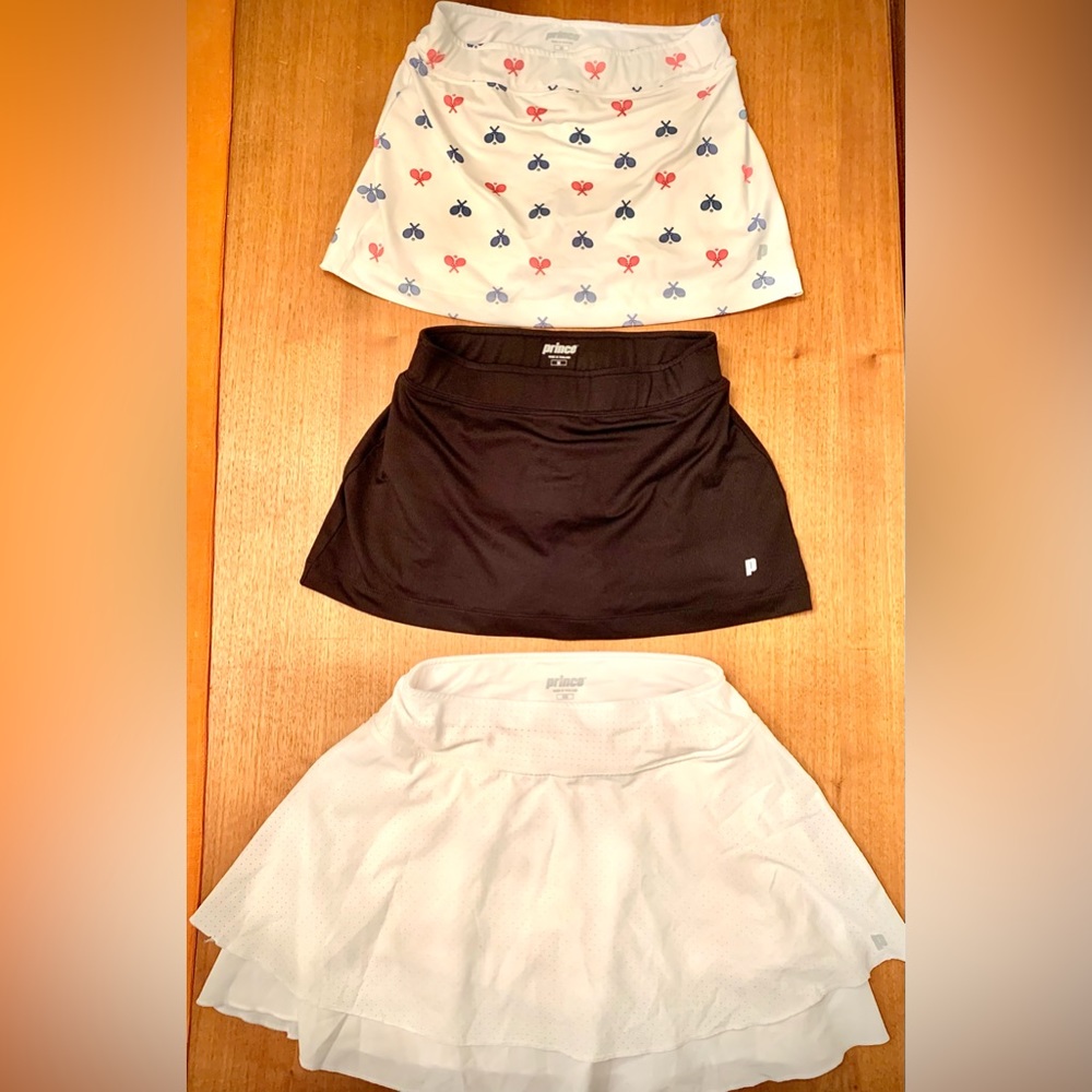 3 Prince Girls skirts. 2 Medium + 1 Extra-Small